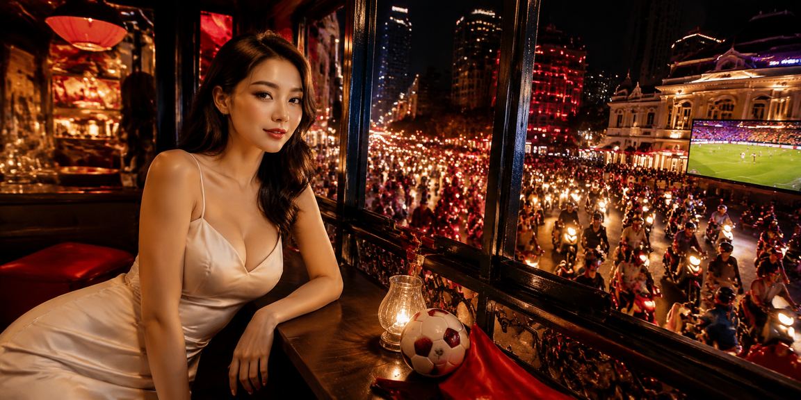 Người dùng TP.HCM thưởng thức cà phê và theo dõi cá cược thể thao trên điện thoại